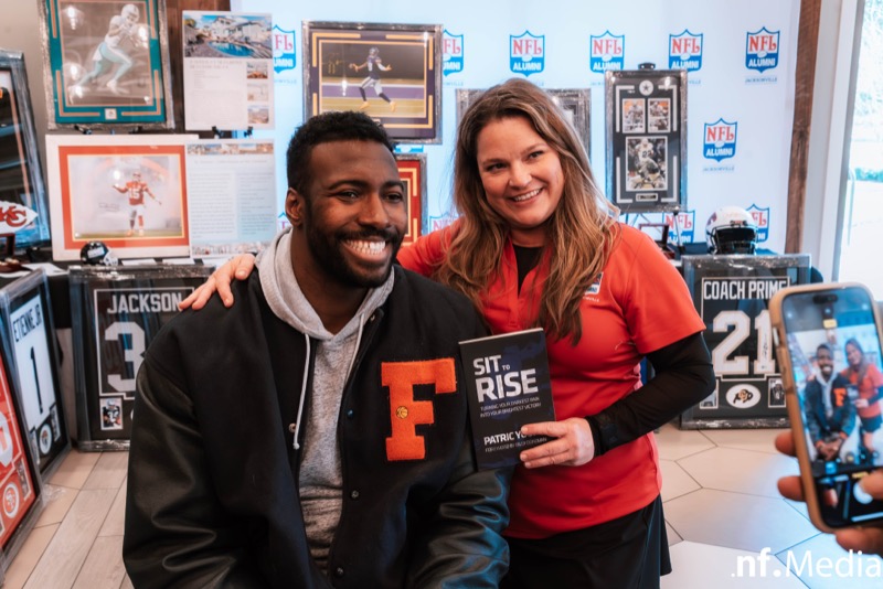 Patric Young Sit to Rise book signing